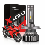 MOTO XLED H4 SUPER MINI CAN-BUS ZES +300% LED lemputė 1 vnt. 12V-24V 6500LM