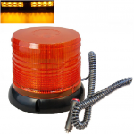 Sertifikuotas įspėjamasis LED 60SMD oranžinis &scaron;vyturėlis su magnetiniu padu