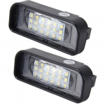 Sertifikuotas 2x LED MB W220 99-05 S-class 18 SMD 3w/12v numerio ap&scaron;vietimo lemputės
