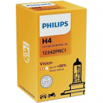 H4 Philips Vision +30% halogeninės 12v 55w, 12342PRC1