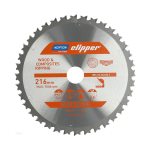 NORTON clipper pjovimo diskas 216 mm x 30 mm x 36T mediena ir kompozitai ATB