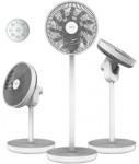 Cecotec EnergySilence 2600 Sunflower Portable Battery-powered fan | Stand Fan | Diameter 33 cm | Number of speeds 12 | Oscillat