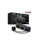 Gamemax CPU Liquid Cooler | HAILSTORM 360 LCD BK | Black | Intel, AMD