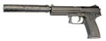 Galingas airsoft pistoletas - MK23 SOCOM su duslintuvu!
