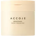 ACCOJE Brightening Glow V Peeling Pad skaistinantys ir &scaron;veičiantys veido padeliai, 150 ml