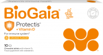 Biogaia Protectis Lactobacillus reuteri ir Vitaminas D3, 10 kramtomųjų tablečių apelsinų skonio