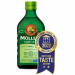 MOLLER'S OMEGA-3 skysti žuvų taukai, obuolių skonio, 250 ml