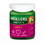 MOLLER'S OMEGA-3 CARDIO, 60 kapsulių