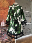 Paplūdimio kimono "Tropiniai lapai"