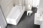 Akrilinė asimetrinė vonia Ravak 10&deg; 170 x 100 R