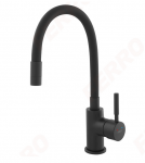 Mai&scaron;ytuvas lankstomu snapu virtuvės plautuvei Ferro Zumba, pilnai juodas