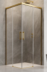 Aukso spalvos du&scaron;o kabina Radaway Idea Gold KDD, KDD 90L+90R, 90x90cm
