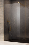 Walk-in tipo Aukso spalvos du&scaron;o kabina Radaway Modo New Gold II, Modo New II 120, 120 cm