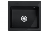 Keraminė, juoda plautuvė Franke Mythos MTK610-58, 124.0335.851