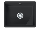 Keraminė, juoda plautuvė Franke Kubus KBK 110-50, 126.0335.883
