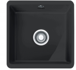 Keraminė, juoda plautuvė Franke Kubus KBK 110-40, 126.0335.878