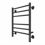 Elektrinis, juodas rank&scaron;luosčių džiovintuvas-kopėtėlės Terminus Aurora C6 600x450 mm