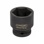 Smūginė galvutė &scaron;e&scaron;iakampė ilga 1/2'' DR 34mm, S03AD4134, Jonnesway