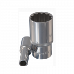 Galvutė ilga dvylikakampė 1/2 DR 22mm, 112222, Ombra