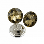 DEKORATYVINĖ SAGA SU KILPUTE "CRYSTAL" 25,0 mm 1 pakuotė 8vnt KK4504