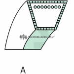 Diržas John Deere GX21833 dekos