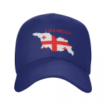 Individualizuotos Džordžijos vėliavos žemėlapis Beisbolo kepuraitė Hip Hop Unisex Moterų reguliuojama Gruzijos patriotinė tėčio skrybėlė pavasario kepuraitės Adjustable Cap