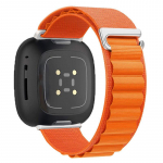 Alpine Loop apyrankė skirta Fitbit Versa dirželiui Fitbit Versa 4 3 2 apyrankei Fitbit Sense 2 1 laikrodžio apyrankei Versa Lite Fitbit Sense 2 oranžinė