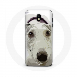 Coque pour samsung galaxy S4 L&eacute;vrier greyhound Race de chiens