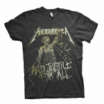 Metallica And Justice All Vintage Rock Metal Band Tee Unisex mar&scaron;kinėliai S