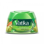 Henna Nutrition and Protection Styling plaukų kremas su alyvuogėmis, chna, migdolais Vatika Dabur JAE 140 ML + 140 ML + 140 ML