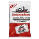 Fisherman'S Friend, Mentolio kosulį mal&scaron;inančios pastilės, Originalios Extra Strong, Pastilės 40 pastilių
