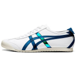 Onitsuka Tiger Mexico 66 Patogūs Lengvi Kvėpuojantys Patvarūs Neslystantys Žemi Laisvalaikio Bėgimo Batai Unisex Kedai Balti Mėlyni 1183B921-100 36