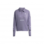 Adidas Climawarm Adi365 Bėgimo pusiau užsegamas drėgmę sugeriantis &scaron;iltas ilgomis rankovėmis mar&scaron;kinėliai Moteri&scaron;ki vir&scaron;utiniai drabužiai JM5727 XL
