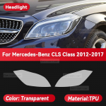 Skirta Mercedes Benz CLS klasės 2012-2024 m. automobiliui priekinių žibintų permatoma TPU apsauginė plėvelė priekinių žibintų spalvos keitimo priedai Transparent