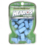 Hearos, Xterme Protection&trade; ausų ki&scaron;tukai, mėlyni, NRR 33, 14 porų