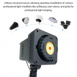 100W dviejų spalvų COB LED vaizdo &scaron;viestuvas 2700K 6500K Fotografijos užpildymo &scaron;viesa studijinei fotografijai, vaizdo įra&scaron;ymui