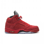 Air Jordan 5 Retro 'Raudonas zom&scaron;as' (Unisex) University Red / Black-University Red Vintažiniai krep&scaron;inio batai 136027 602 40.5 brown