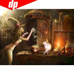 Apvalus kalnų kri&scaron;tolinis deimantinis siuvinėjimas gotikinis 5d &bdquo;pasidaryk pats&ldquo; deimantų tapyba Rankų darbo kryželiu 20X30