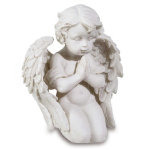 Les Tr&eacute;sors De Lily [A3300] &ndash; Dervos figūrėlė &bdquo;Angelo malda&ldquo; &ndash; 95x70x50 mm smėlis