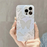 Prabangus &bdquo;Glitter Butterfly&ldquo; telefono dėklas, tinkantis &bdquo;iPhone 14 13 12 11 Pro Max&ldquo; &bdquo;viskas įskaičiuota&ldquo; apsaugos nuo kritimo dėkliams iPhone 14 Pro Max