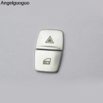 Angelgugouo For BMW 3 Series F30 F35 F34 2013-2018 Car Warning Light Button Cover frame sidabras