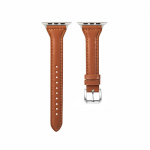 Plonas odinis dirželis skirtas Apple Watch Ultra 49mm Series 8 7 SE 6 5 4 3 2 1 correa 38mm/40mm/41mm Rie&scaron;o apyrankė iWatch 42mm/44mm/45mm/49mm apyrankė 38mm 40mm 41mm ruda
