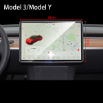 2024 m. NAUJA automobilių GPS navigacijos ekrano apsauginė plėvelė, skirta Tesla Model 3 Model Y Model X Model S grūdintas stiklas matinis ir skaidrus HD Clear-Model 3/Y