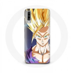 Coque Samsung Galaxy A70 Dragon Ball Manga Sangoku Visage &eacute;nerv&eacute;