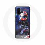 Coque pour Oppo A16 Formule 1 Pierre Gasly Pilote automobile F1 Rouge Bleu