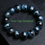 5A Royal Blue Tiger Eye Tigro Eye Karoliukai Vyri&scaron;kos apyrankės Auk&scaron;tos kokybės 6/8/10/12mm Natūralaus akmens apyrankės moterims Madingi papuo&scaron;alai 21cm