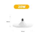 1vnt E27 LED lemputė 220V UFO lempa E27 LED lempos &scaron;altai balta 20W 30W 40W Bombillas ampulės LED lemputės lemputės namų ap&scaron;vietimui