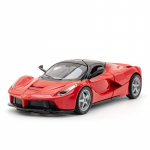 &bdquo;Ferrari LaFerrari Laboratory&ldquo; superautomobilių modeliavimas, liejimo ir žaislinių transporto priemonių garsai ir &scaron;viesa, atsitraukiantis automobilis 1:32 lydinio modelio gimtadienio dovanos