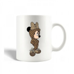 Mug Maniacase en C&eacute;ramique Blanc Minnie disney marron LV