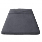 Vonios grindų kilimėlis, greitai sugeriantis, greitai džiūstantis, neslystantis dugnas, džiūstantis pėdų kilimėlis Lengvai valomas Daugiafunkcis vonios du&scaron;o kriauklės virtuvės kilimas juoda